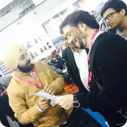 Mr. G.S Marwah at Automechanika Expo