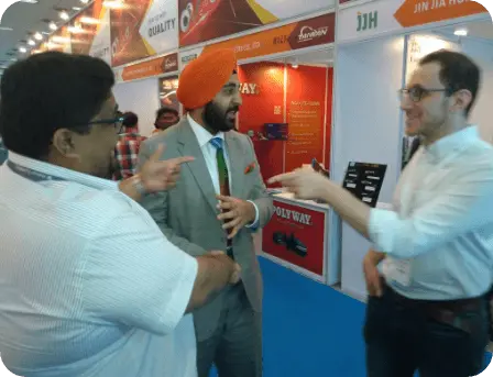 Mr. G.S Marwah at Automechanika Expo